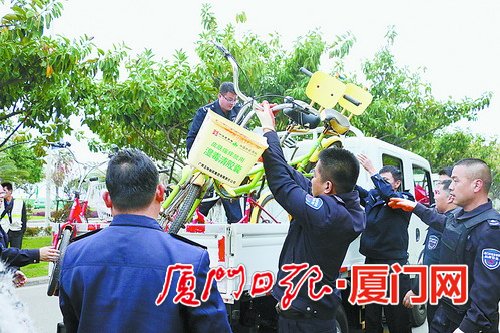 環(huán)島路列入市容巡查嚴管 思明不間斷開展市容整治