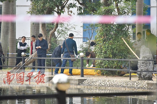 北海長(zhǎng)青公園人工湖現(xiàn)浮尸 死者為女性約60歲(圖)