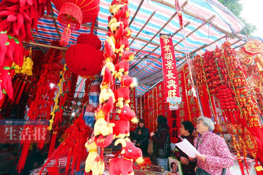南寧設(shè)定爆竹銷售點和臨時年貨市場 你想逛哪家?