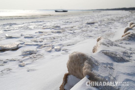 這個(gè)冬天，秦皇島海岸現(xiàn)“冰海”奇觀