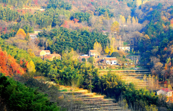 河南固始西九華山冬景如畫(huà) （組圖）