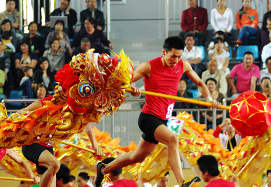 七屆農(nóng)運(yùn)會(huì)：舞龍舞獅比賽精彩上演