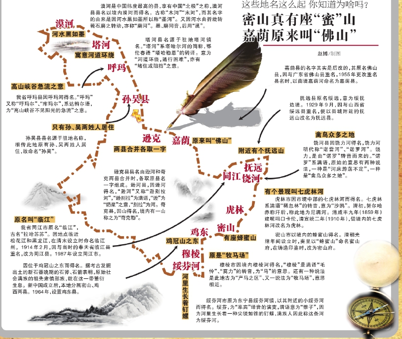 黑龍江省啟動(dòng)第二次地名普查 漠河綏芬河這些名打哪來(圖)