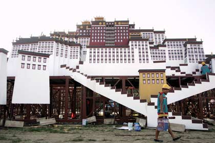 tiananmen, beijing, potala, potala palace, national day