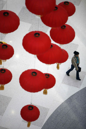 lunar new year,spring festival,red lanters