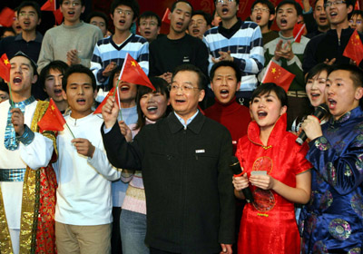 wen jiabao,spring festival