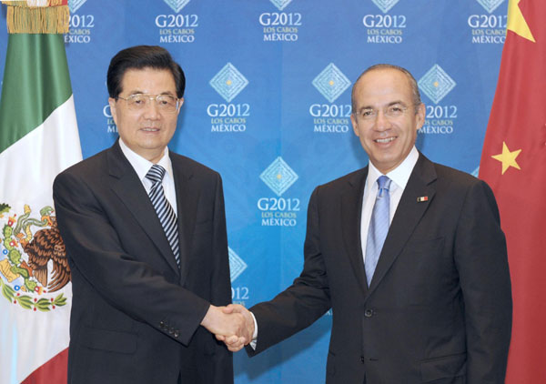 Chinese, Mexican presidents meet on bilateral ties