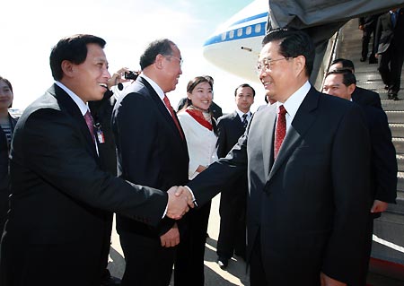 Chinese president arrives in US for UN meetings, G20 summit