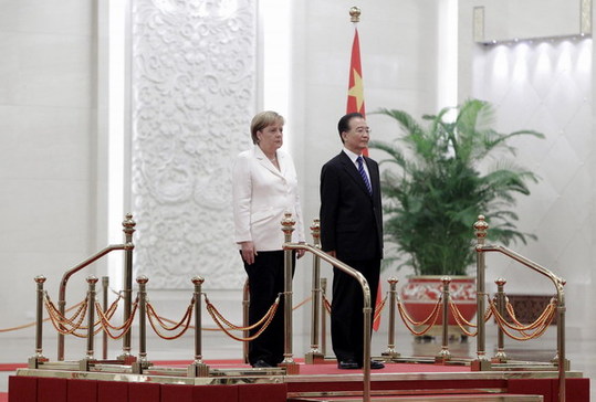 China, Germany ink ten agreements amid Merkel's visit