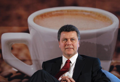 John Culver, President of Starbucks China and Asia Pacific, Jan 30, 2012. Starbucks raises coffee prices in China