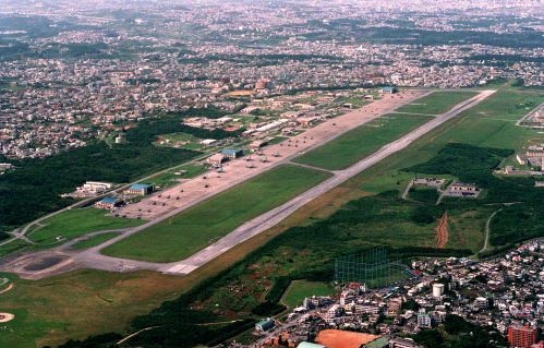 普天間機(jī)場(chǎng)臨搬遷 日媒公開機(jī)場(chǎng)全景圖