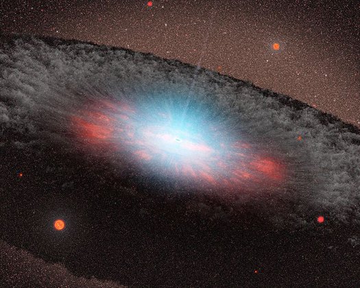 美天文學(xué)家觀測到宇宙中最大“貯水池”