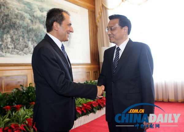 李克強(qiáng)總理在大連會(huì)見保加利亞總理奧雷沙爾斯基