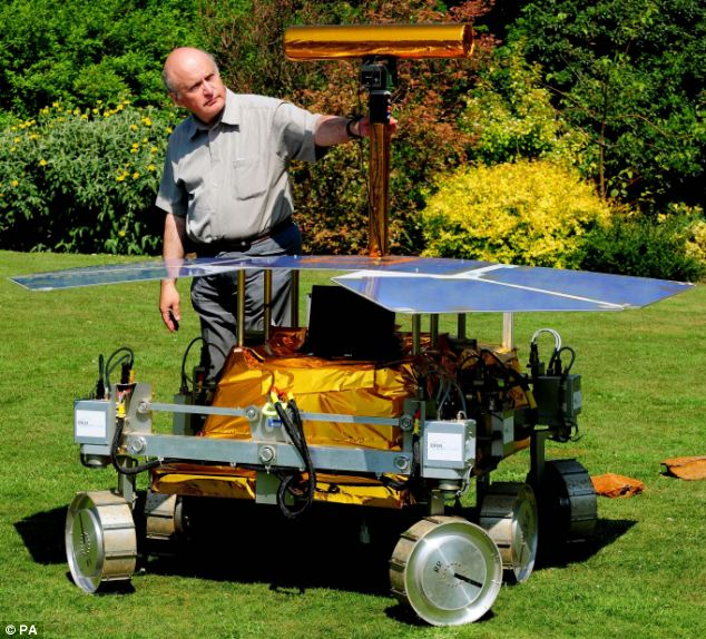 英國展示火星漫游車 2018年進(jìn)軍紅色星球