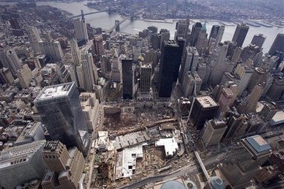 金融危機作祟 紐約世貿中心重建工作或推遲30年