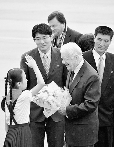 卡特低調(diào)開(kāi)始第二次平壤之行 美方強(qiáng)調(diào)私人性質(zhì)