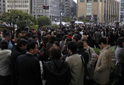 日本發(fā)生最大級別地震 核電站周圍居民被疏散