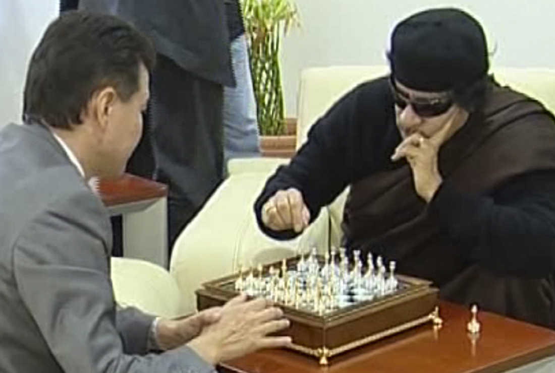 國際棋聯(lián)主席稱卡扎菲準備與北約對話 但不會辭職