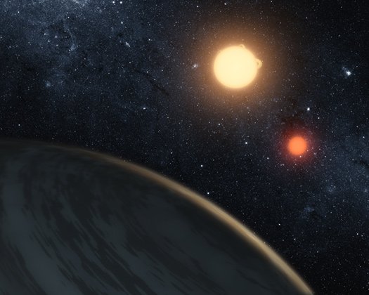 美科學(xué)家發(fā)現(xiàn)雙星系統(tǒng) 無生命星球上演雙日落絕美場景