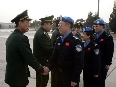 中國向海地派遣新維和警察（圖）