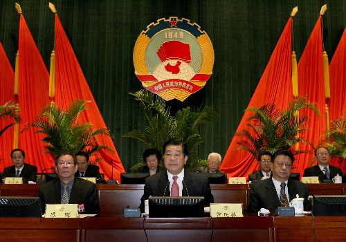 政協(xié)十屆常委會第十三次會議在京舉行 賈慶林主持