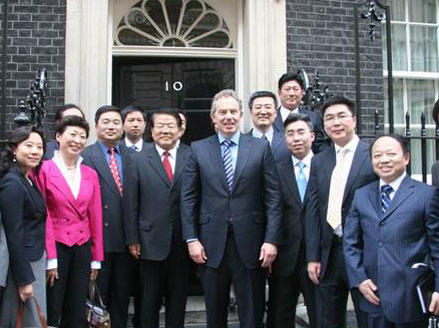 英國(guó)首相布萊爾會(huì)見國(guó)務(wù)院新聞辦主任蔡武