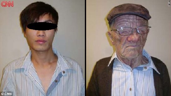匪夷所思！一亞裔青年變身白人老頭從香港偷渡加拿大