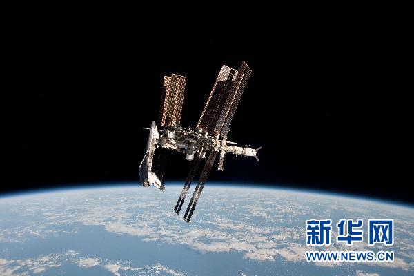 美航天局首次公布航天飛機與空間站對接照片和視頻