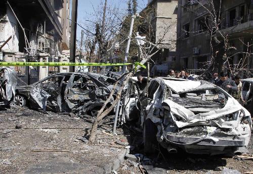 敘利亞首都發(fā)生多起爆炸襲擊致重大人員傷亡