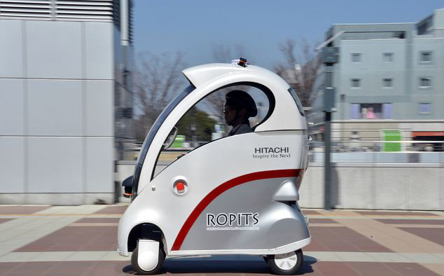 日立推出小巧機(jī)器人汽車 可自主行駛就近接送乘客