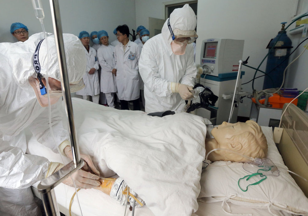 組圖：中國多地備戰(zhàn)H7N9禽流感
