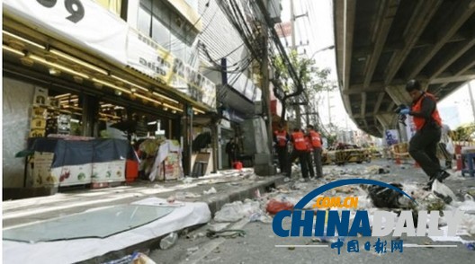 泰國(guó)曼谷鬧市區(qū)發(fā)生爆炸7人受傷 自制炸彈內(nèi)有鐵釘