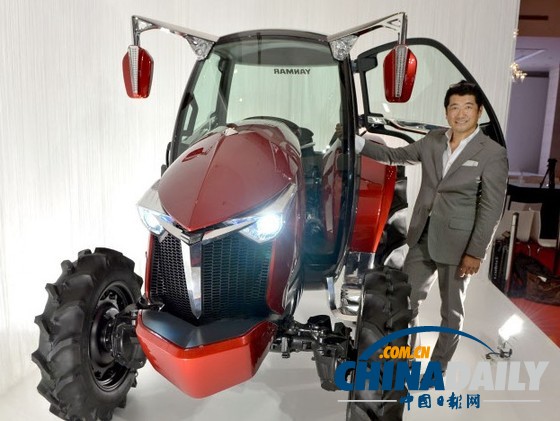 日本打造出新型拖拉機(jī) 設(shè)計師曾為法拉利設(shè)計車型 
