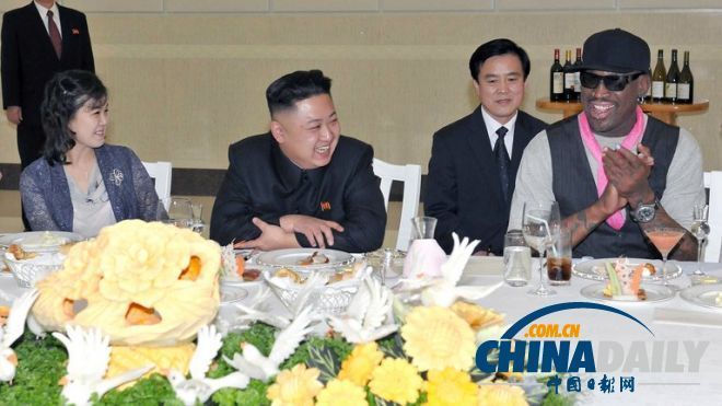 羅德曼爆料:金正恩女兒叫“珠愛(ài)”