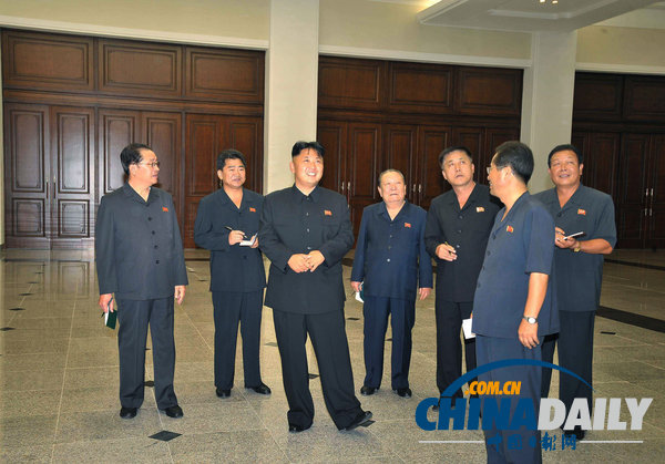 金正恩視察平壤體育館 稱可舉辦任何國(guó)際賽事（組圖）