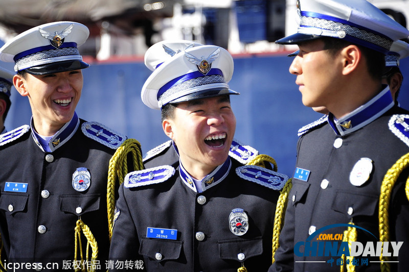 韓國(guó)海岸巡邏隊(duì)警戒艦抵達(dá)俄羅斯 將參加聯(lián)合軍演