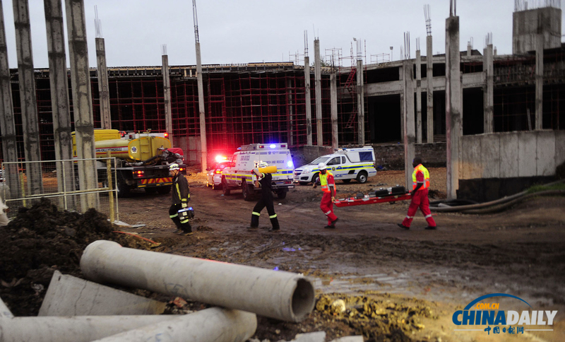 南非一在建商場坍塌 造成至少31人傷亡（組圖）