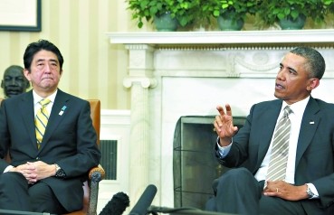 外媒：美國對(duì)日本失控 奧巴馬或逼安倍認(rèn)錯(cuò)
