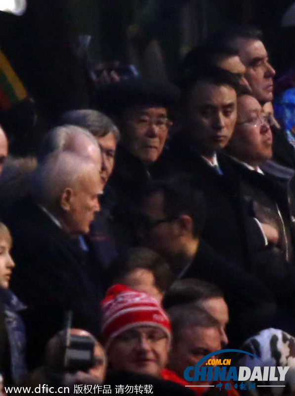 朝鮮高官金永南出席索契冬奧會開幕式