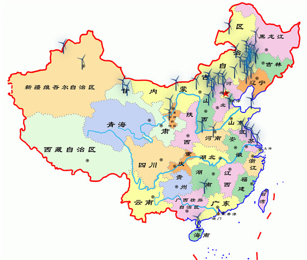 風(fēng)場分布圖
