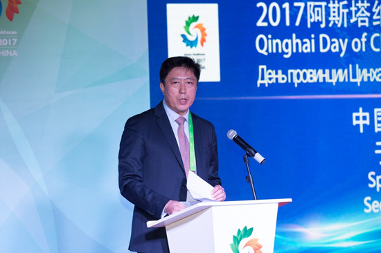 大美青海 驚艷世博——阿斯塔納世博會中國館青?；顒尤臻_幕