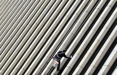 Worker in Beijing