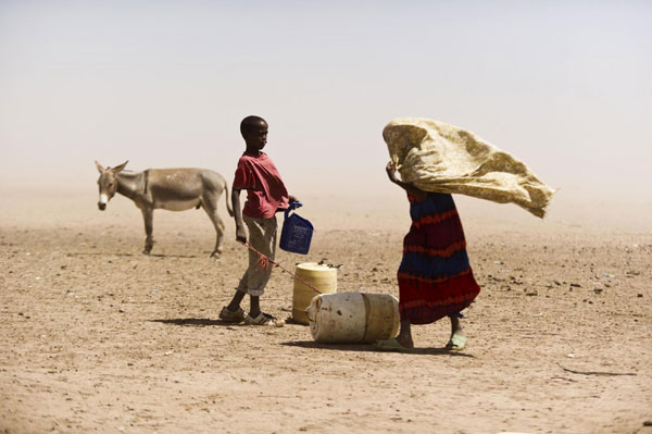 Drought, famine hit east Africa
