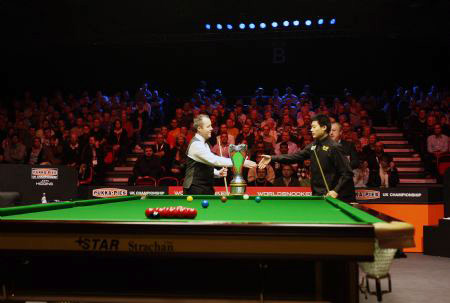 Ding Junhui wins UK championship