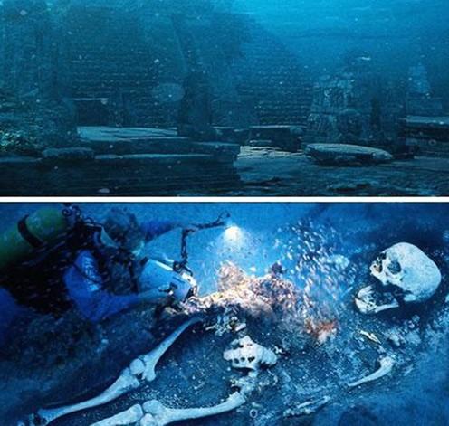 沉船遺骸 探秘不為人知的海底墳?zāi)?/></p>

<p>　　盡管可能是一個(gè)玩笑，但“美國(guó)國(guó)家地理學(xué)會(huì)發(fā)現(xiàn)了原古巨人骷髏”的消息還是不脛而走。它像野火燎原一般很快席卷了互聯(lián)網(wǎng)，因?yàn)槿藗冊(cè)敢庀嘈胚@是真實(shí)的。人們還相信亞特蘭蒂斯是存在的，很多人甚至傾盡畢生精力去尋找它。上圖就是亞特蘭蒂斯的想象圖，唐·克拉克相信亞特蘭蒂斯是存在的，他的理由之一就是這具“身高3.5米巨人的骷髏”被發(fā)現(xiàn)。</p>
</p>
</div>
</div>

<div   class=
