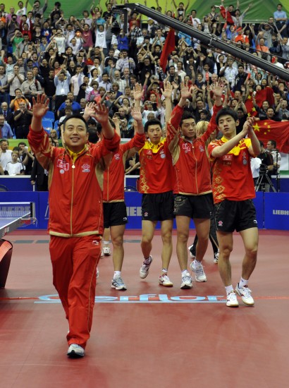 世乒賽：中國女乒夢(mèng)碎莫斯科 男乒勇奪五連冠