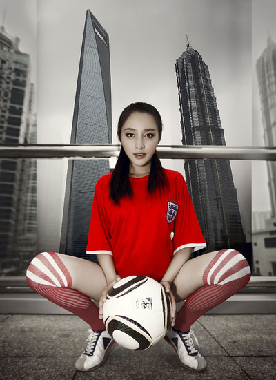 甘婷婷熱辣球服玩轉(zhuǎn)紀(jì)實