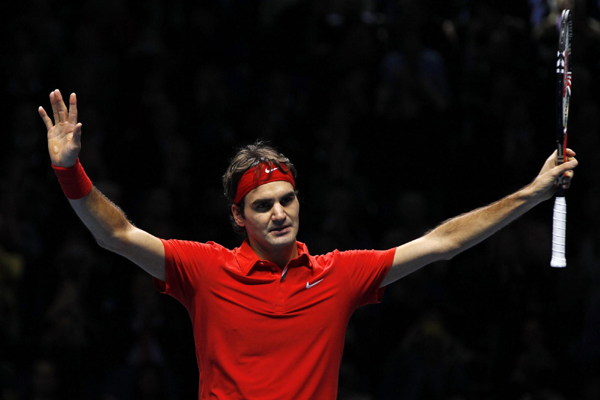 ATP總決賽：費(fèi)德勒完勝索德林 穆雷血洗費(fèi)雷爾