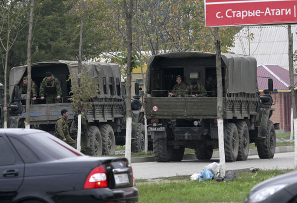 3 gunmen attack Chechen parliament: investigators