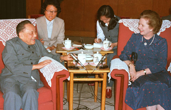 Thatcher 'helped push ties with China'